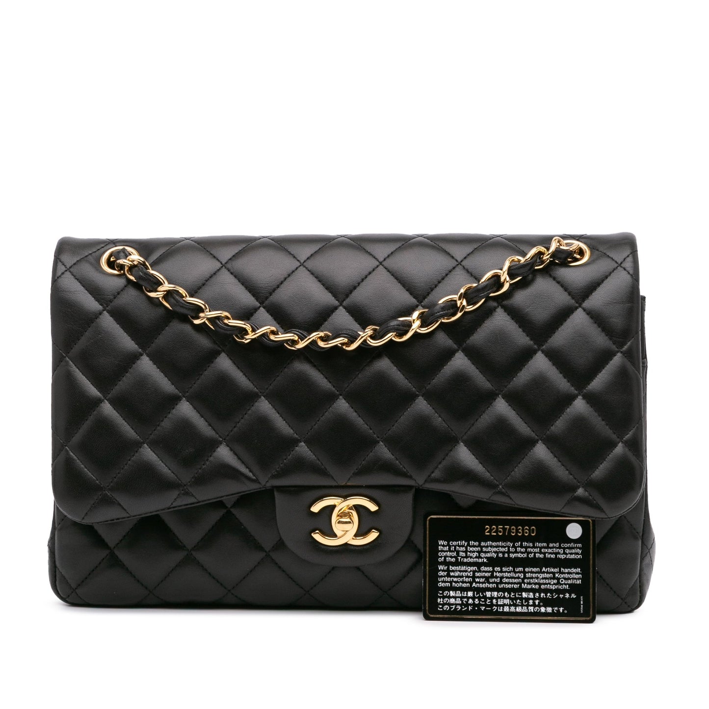 Chanel Jumbo Classic Lambskin Double Flap Black