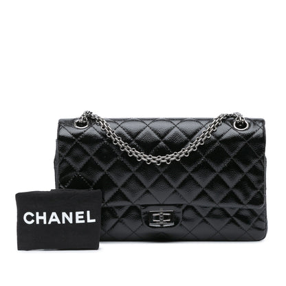 Chanel Quilted Patent Caviar 2.55 Reissue Flap 226 Black