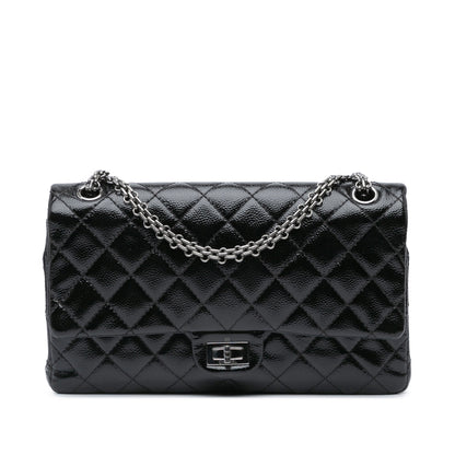 Chanel Quilted Patent Caviar 2.55 Reissue Flap 226 Black