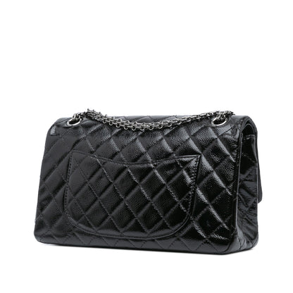 Chanel Quilted Patent Caviar 2.55 Reissue Flap 226 Black
