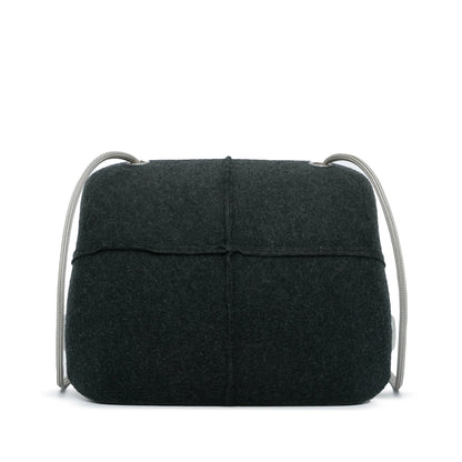 Chanel Wool Limited Edition Crossbody Bag Black