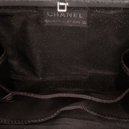 Chanel Wool Limited Edition Crossbody Bag Black