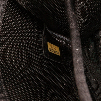 Chanel Wool Limited Edition Crossbody Bag Black