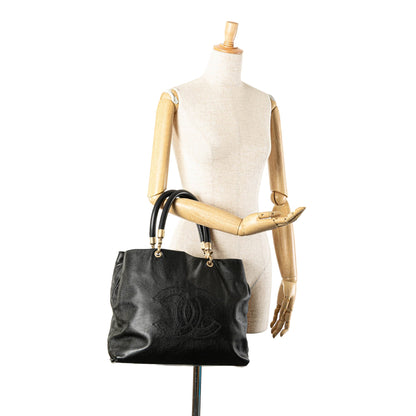 Chanel CC Caviar Tote Black