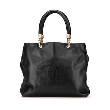 Chanel CC Caviar Tote Black