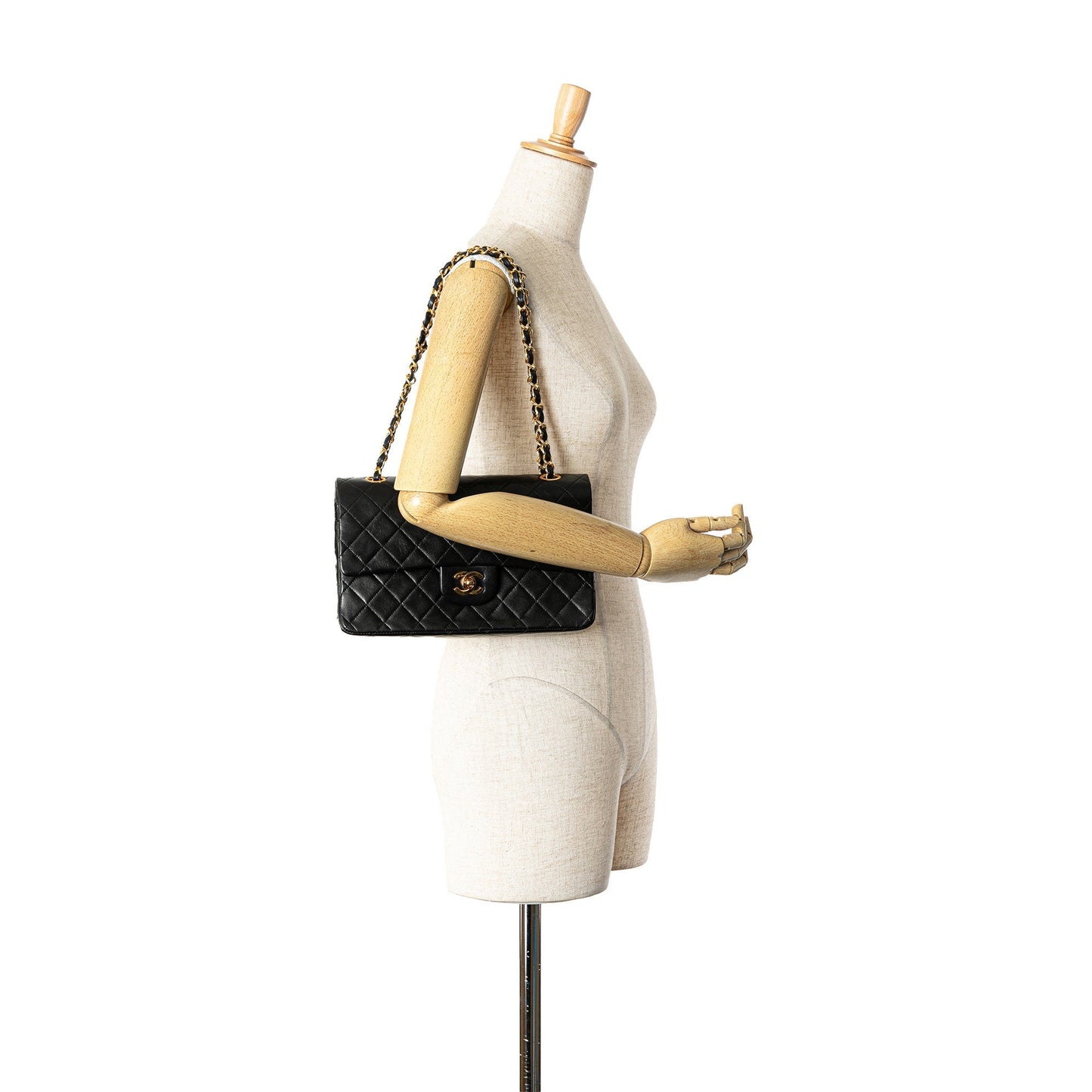 Chanel Medium Classic Lambskin Double Flap Black
