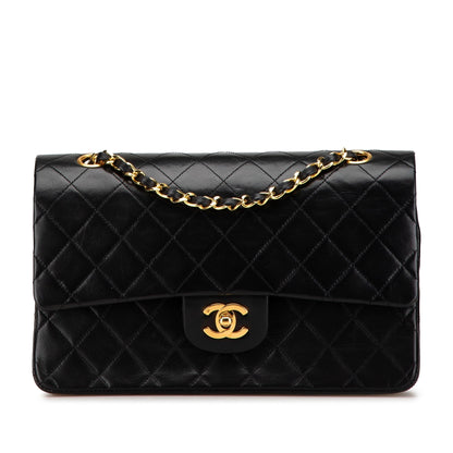 Chanel Medium Classic Lambskin Double Flap Black