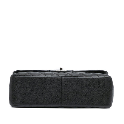Chanel Jumbo Classic Caviar Double Flap Black