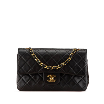 Chanel Small Classic Lambskin Double Flap Black