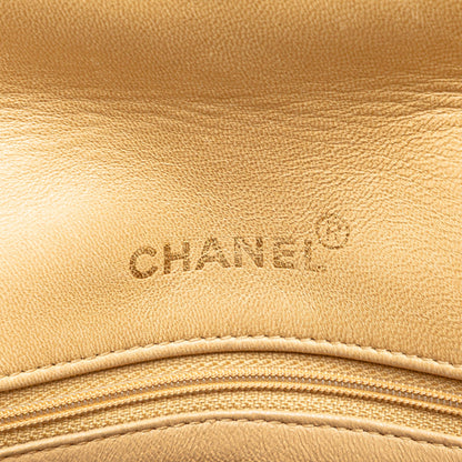 Chanel Medium Lambskin Diana Full Flap Brown