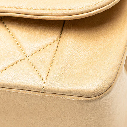 Chanel Medium Lambskin Diana Full Flap Brown