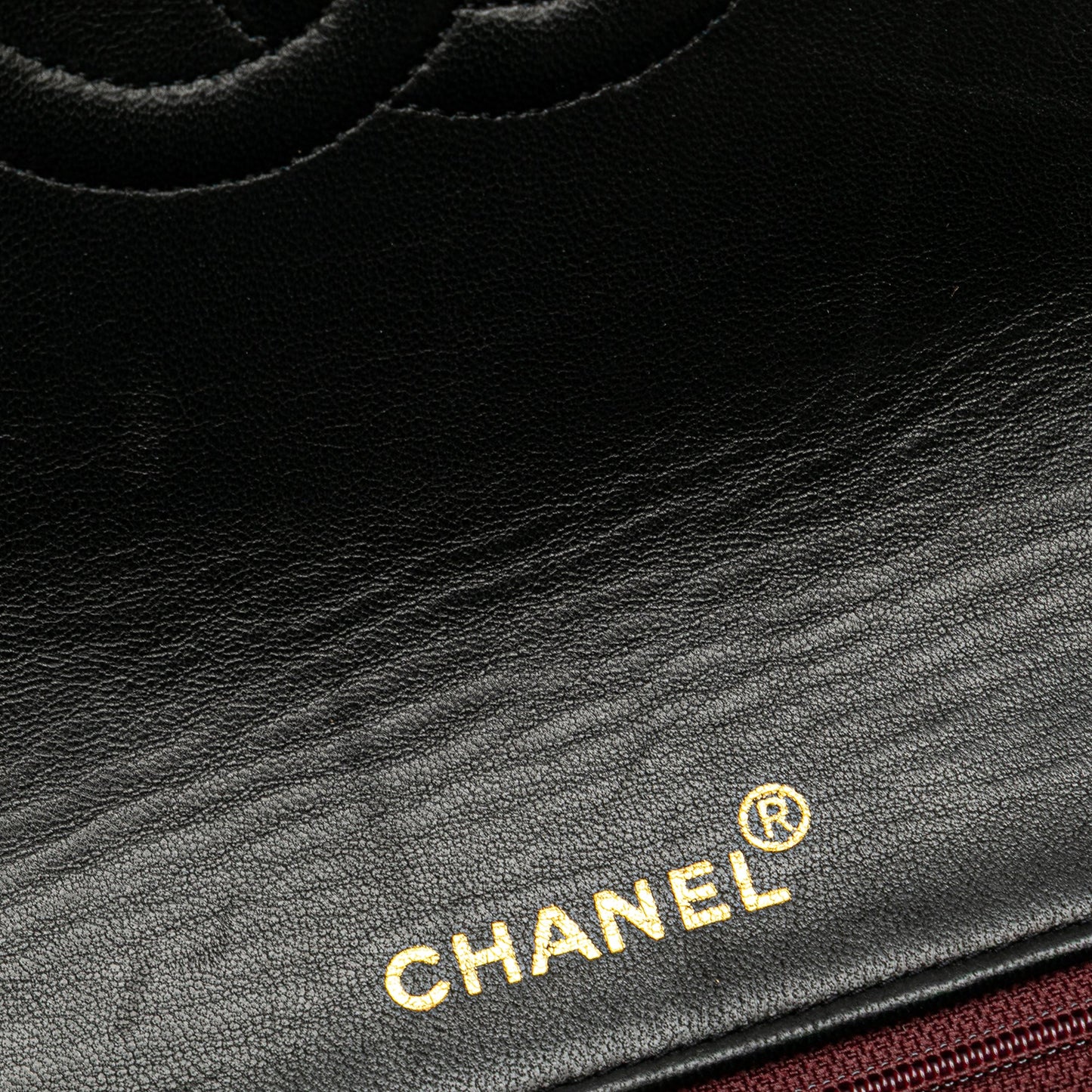 Chanel CC Quilted Lambskin Full Flap Black