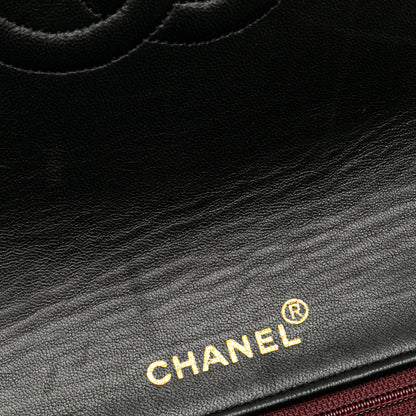 Chanel CC Quilted Lambskin Full Flap Black