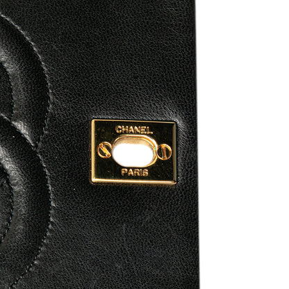 Chanel CC Quilted Lambskin Full Flap Black