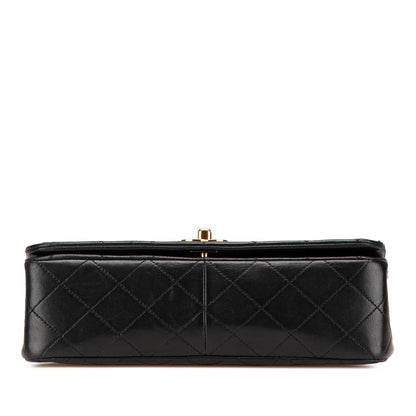 Chanel CC Quilted Lambskin Full Flap Black