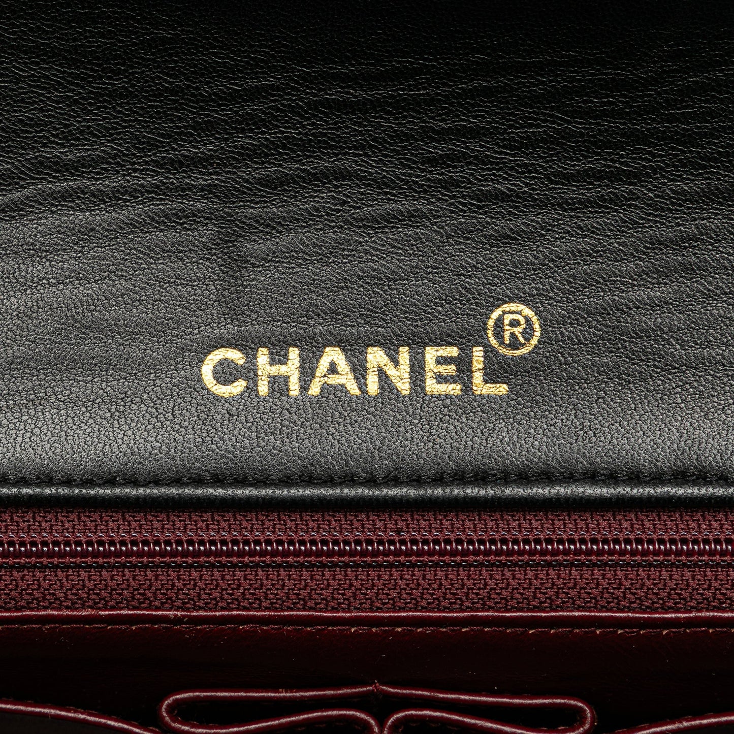 Chanel CC Quilted Lambskin Full Flap Black