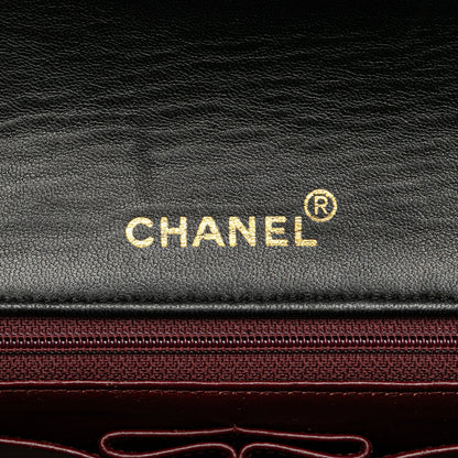 Chanel CC Quilted Lambskin Full Flap Black
