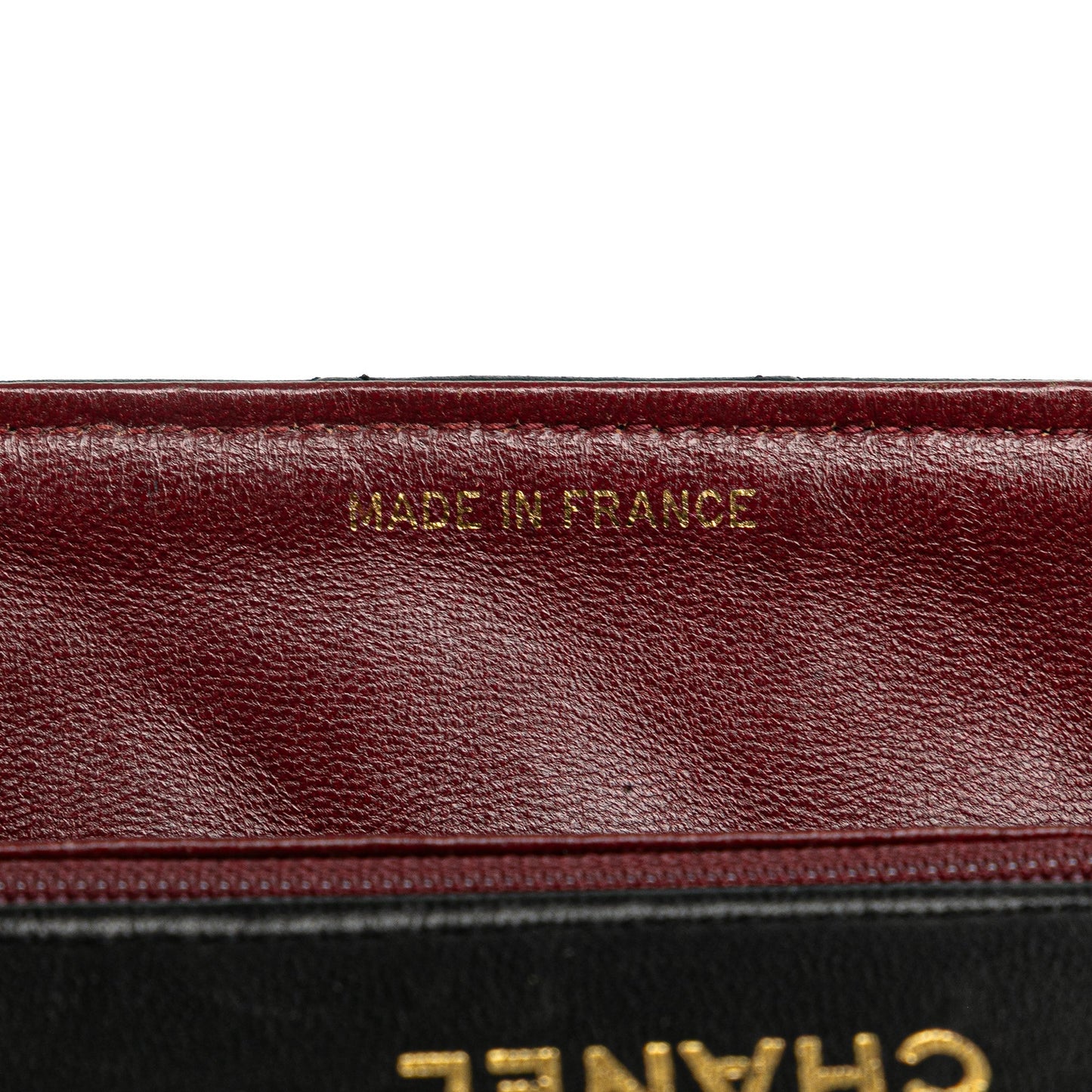 Chanel CC Quilted Lambskin Full Flap Black