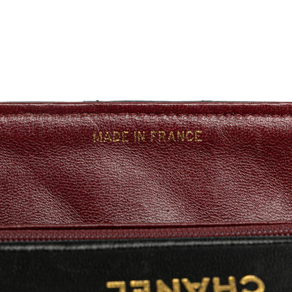 Chanel CC Quilted Lambskin Full Flap Black