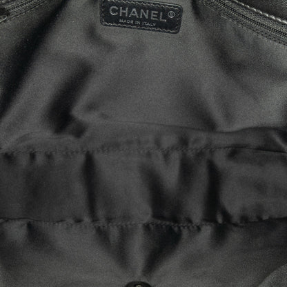 Chanel Jumbo Sequined Lambskin Moonlight On Water Flap Black