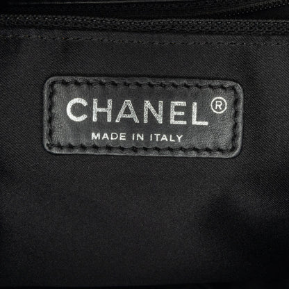 Chanel Jumbo Sequined Lambskin Moonlight On Water Flap Black