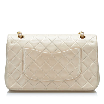 Chanel Medium Classic Lambskin Double Flap Brown