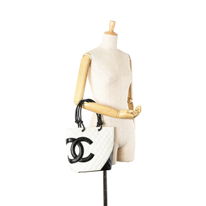 Chanel Medium Cambon Ligne Tote White