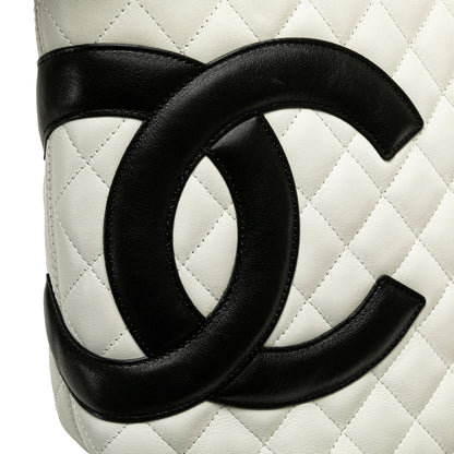 Chanel Medium Cambon Ligne Tote White