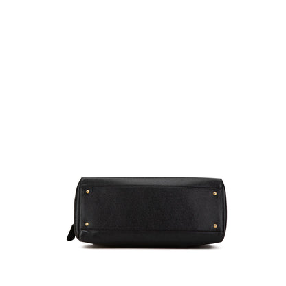 Chanel Caviar CC Shoulder Bag Black