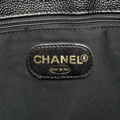 Chanel Caviar CC Shoulder Bag Black