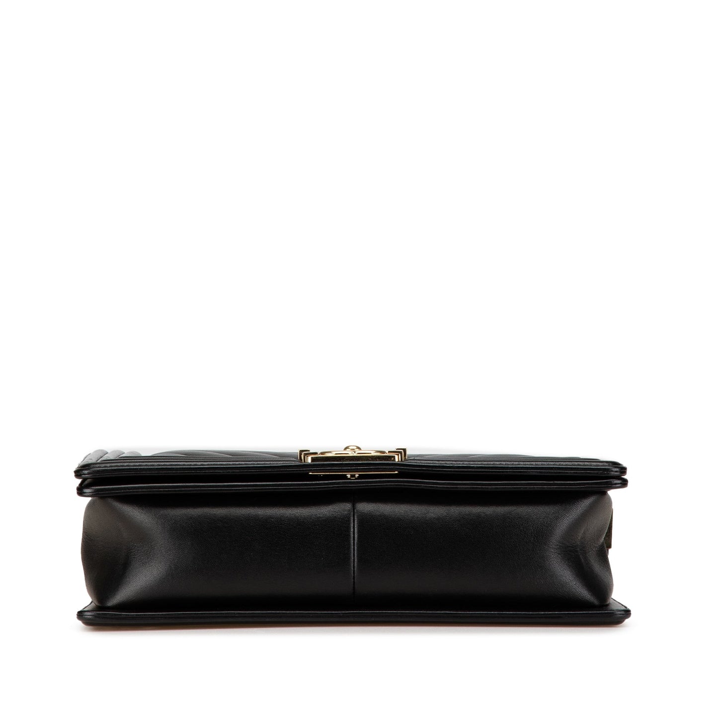 Chanel Medium Chevron Lambskin Boy Flap Black