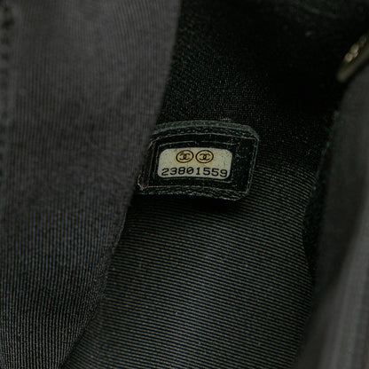 Chanel New Medium Chevron Lambskin Boy Flap Black