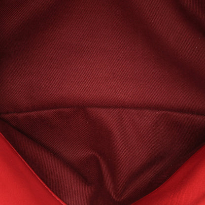 Chanel Medium Lambskin Mademoiselle Bowling Bag Red