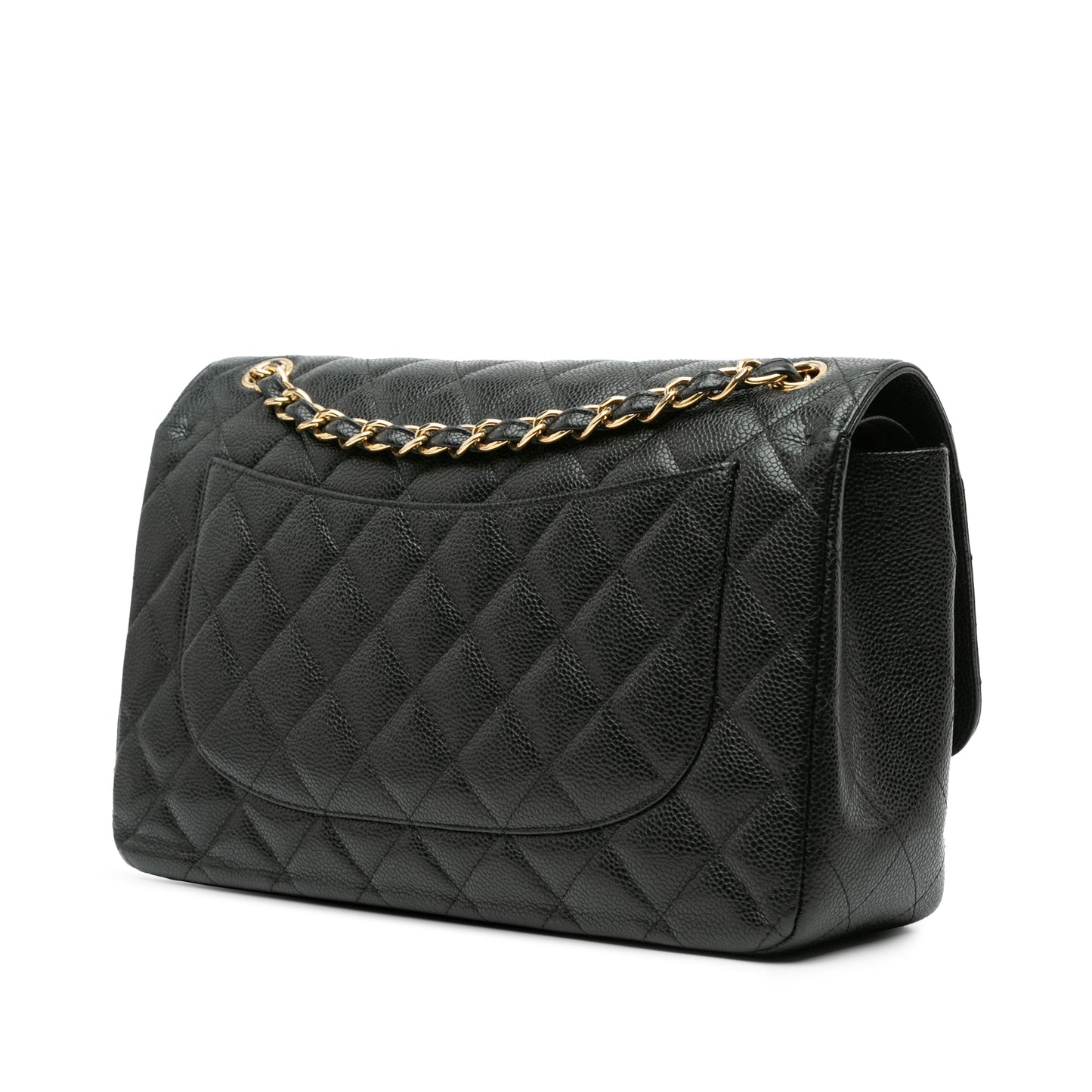 Chanel Jumbo Classic Caviar Double Flap Black