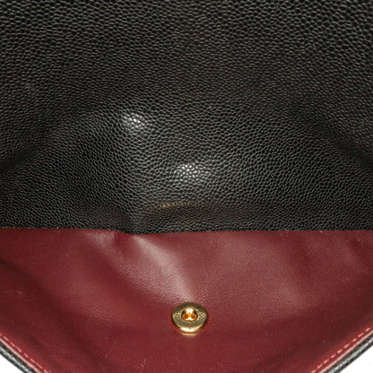 Chanel Jumbo Classic Caviar Double Flap Black