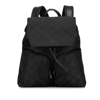 Gucci GG Nylon Backpack Black