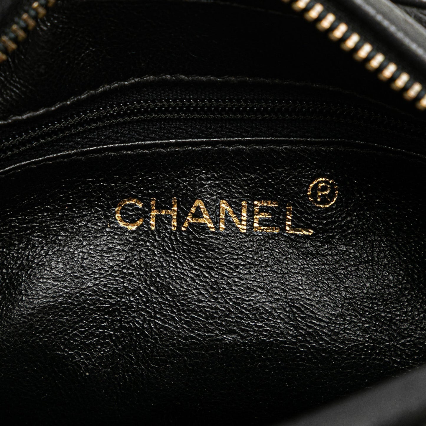 Chanel CC Quilted Lambskin Tassel Camera Bag Black