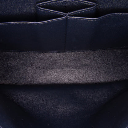 Chanel Medium Classic Patent Double Flap Blue