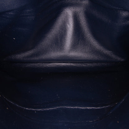 Chanel Medium Classic Patent Double Flap Blue