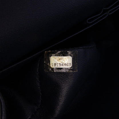 Chanel Medium Classic Patent Double Flap Blue
