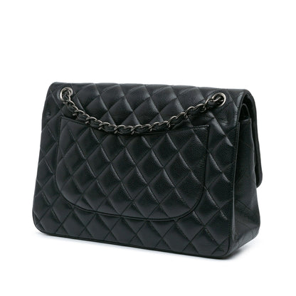 Chanel Jumbo Classic Caviar Double Flap Black