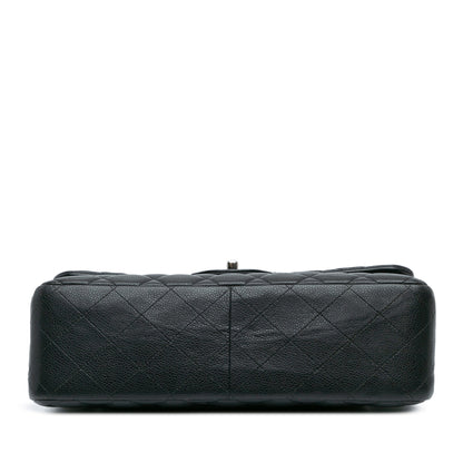Chanel Jumbo Classic Caviar Double Flap Black