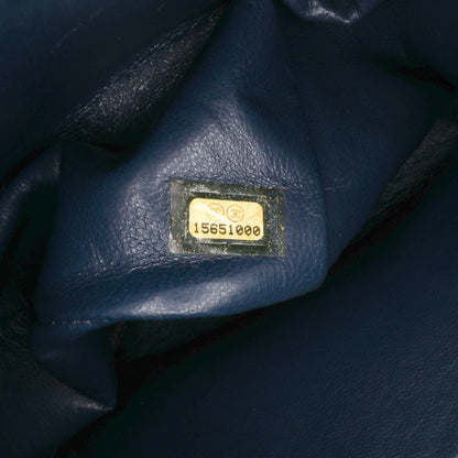 Chanel Jumbo Classic Caviar Double Flap Blue