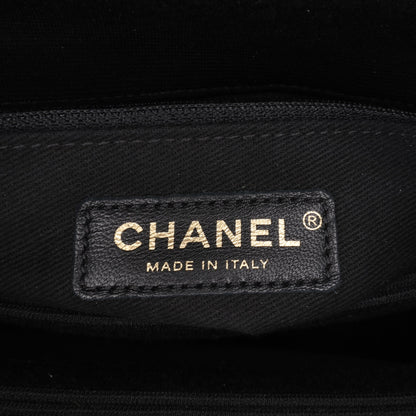 Chanel Small Chevron Jersey Trendy CC Flap Black