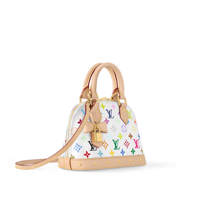 Louis Vuitton x Takashi Murakami Alma BB Multicolor Monogram Canvas M13078