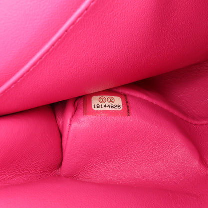 Chanel Medium Classic Caviar Double Flap Pink