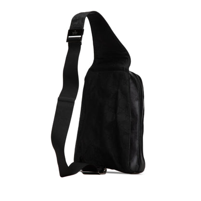 Gucci GG Nylon Sling Backpack Black