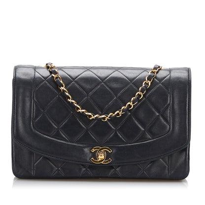 Chanel Medium Classic Lambskin Double Flap Bag Black
