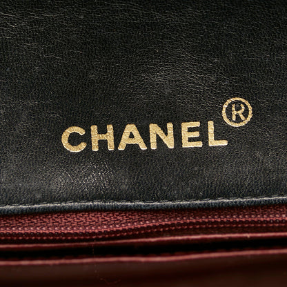 Chanel Medium Classic Lambskin Double Flap Bag Black