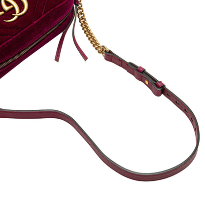 Gucci Small GG Marmont Matelasse Crossbody Purple